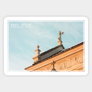 Believer motivational design Magnet